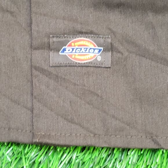 DICKIES Button Shirt XL 26x32 Brown Extra-Baggy - Picture 12 of 12